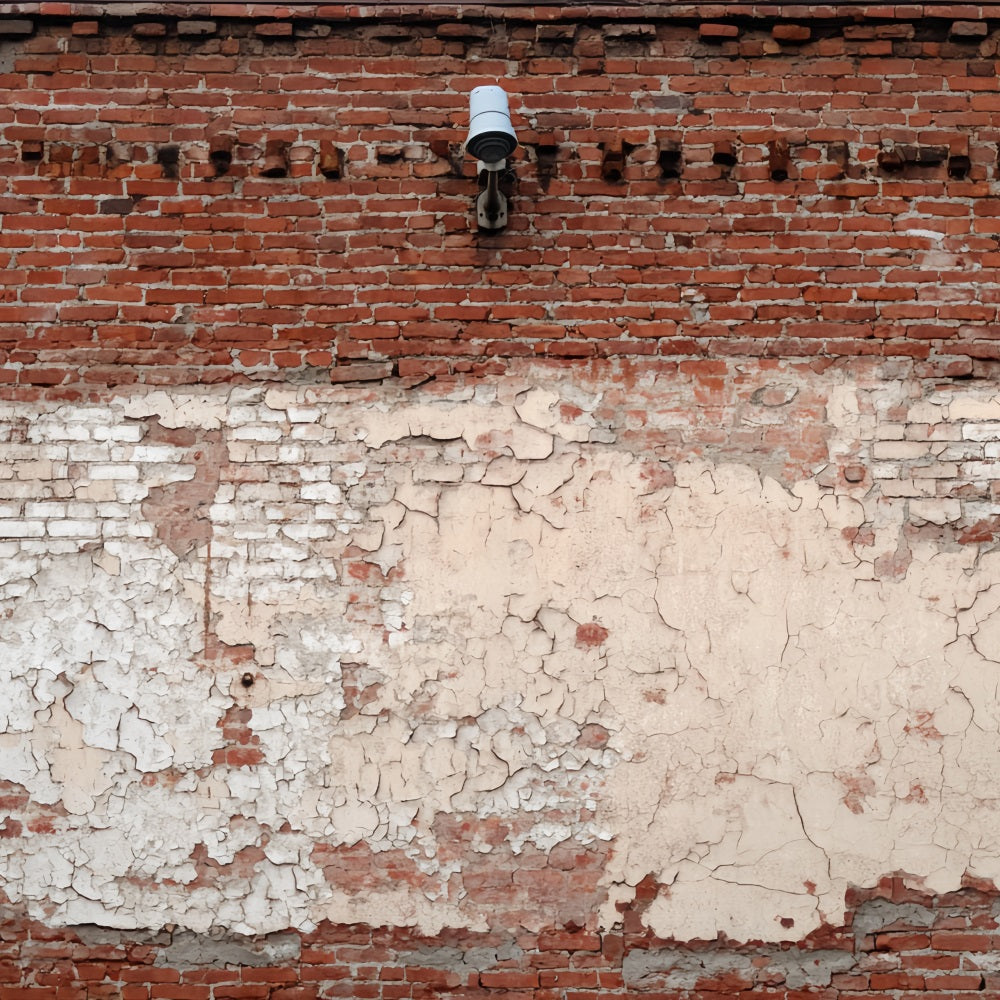 Brick Wall Backdrop Vintage Brick Wall Peeling Paint Brick Backdrop TWW59-177