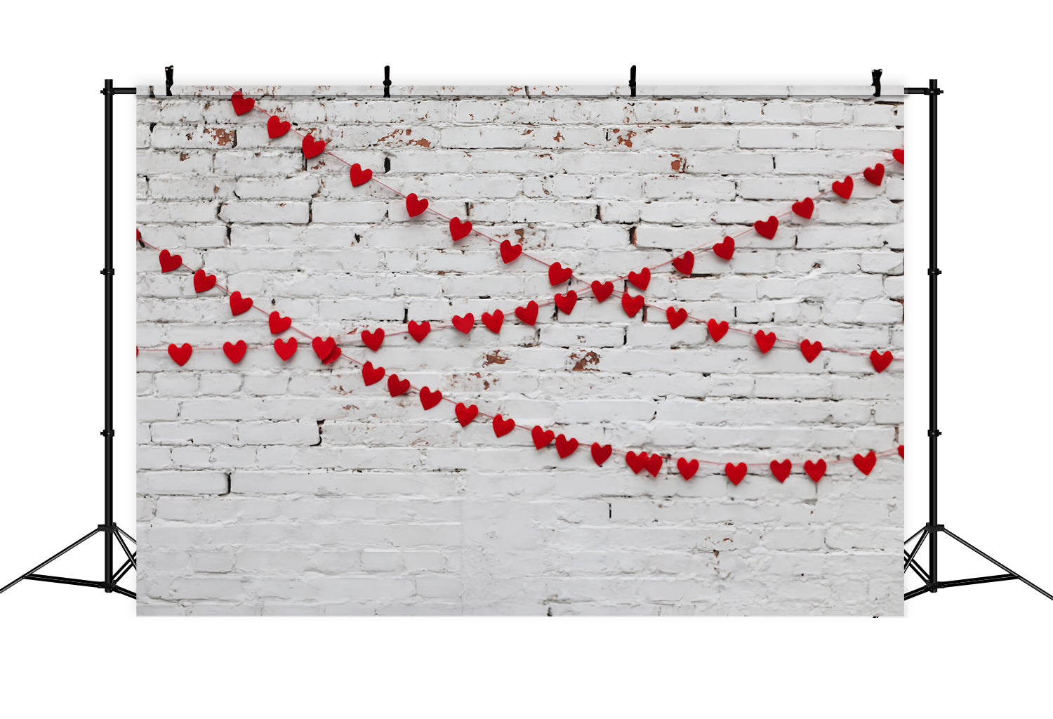 White Brick Photo Backdrop Pink Painted Brick Texture Brick Backdrop TWW59-184