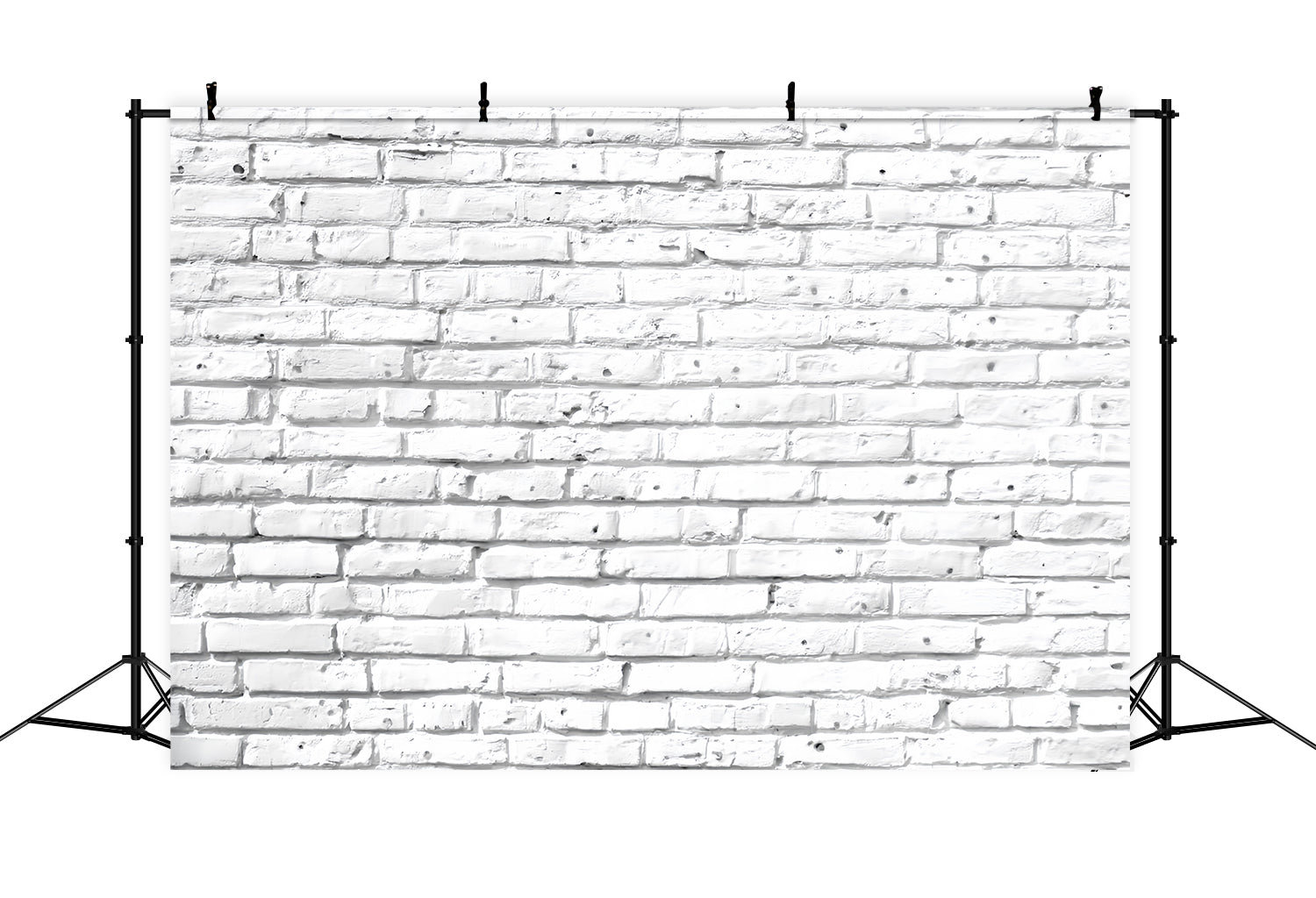 White Brick Backdrop Whitewashed Distressed Texture Brick Wall Backdrop TWW59-188