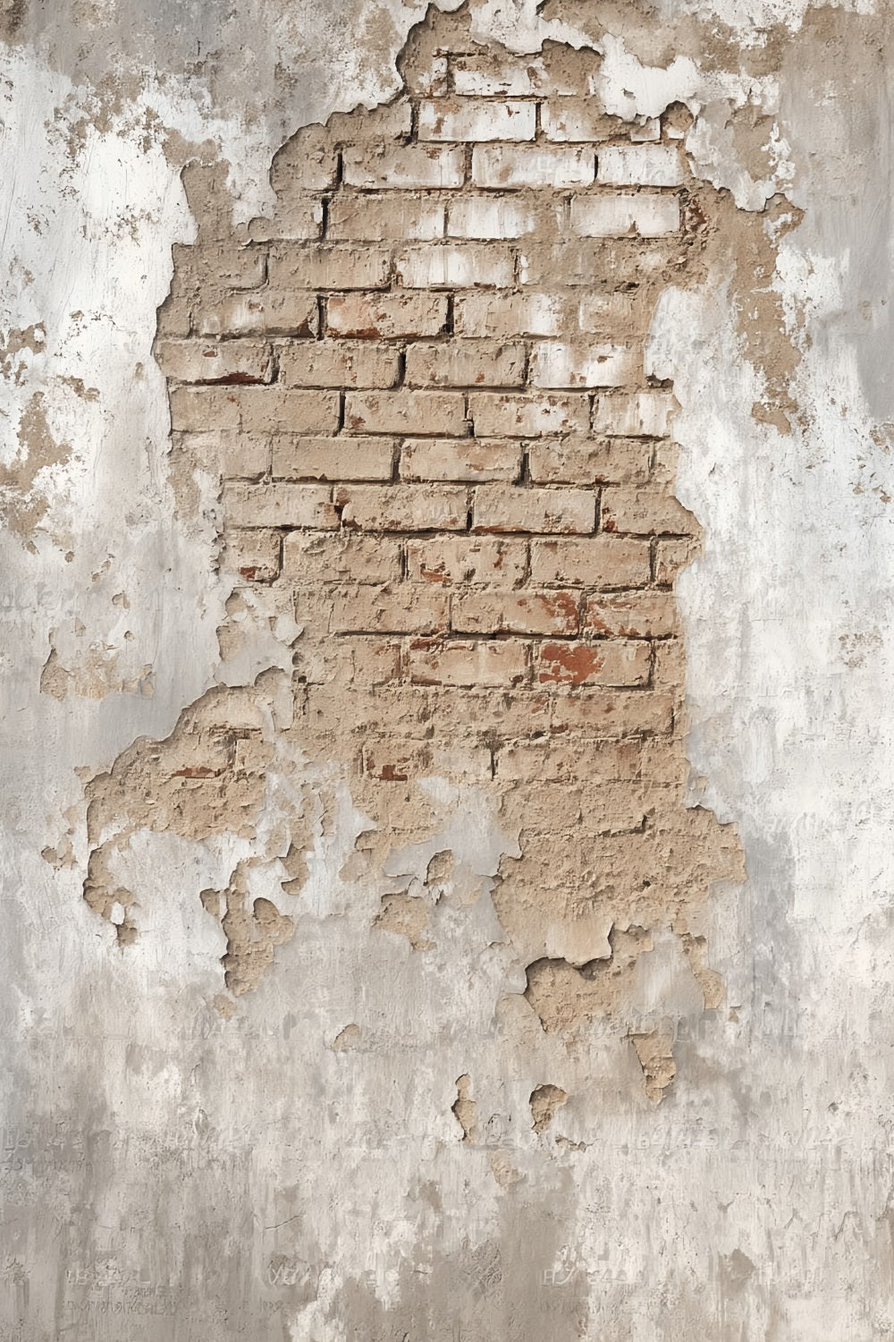 Brick Photo Backdrop Aged Plaster Exposed Brickwork Brick Backdrop TWW59-191