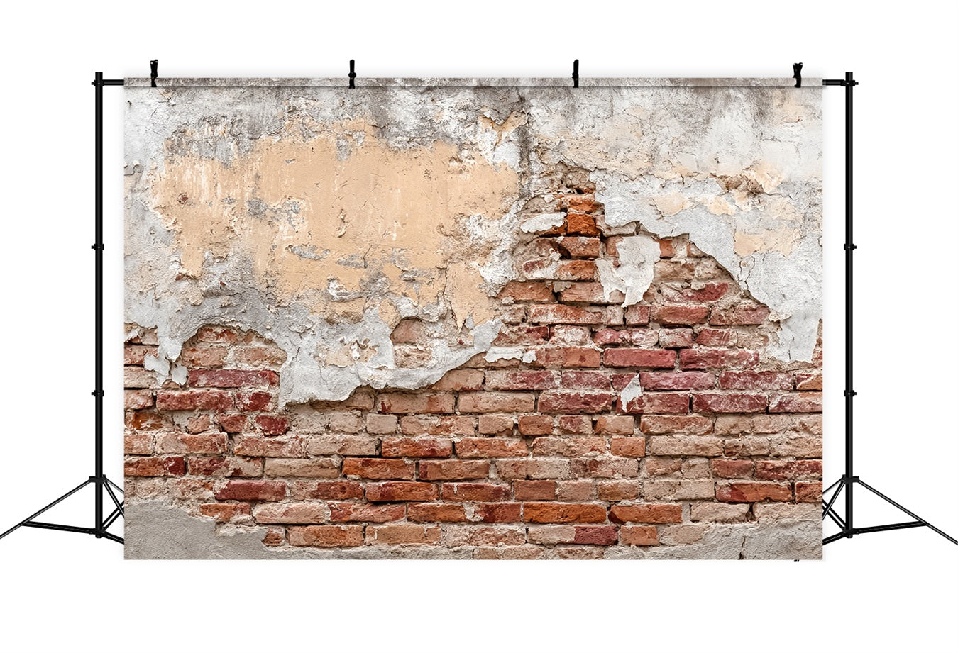 Brick Backdrop Vintage Cracked Rustic Wall Brick Wall Backdrops TWW59-197