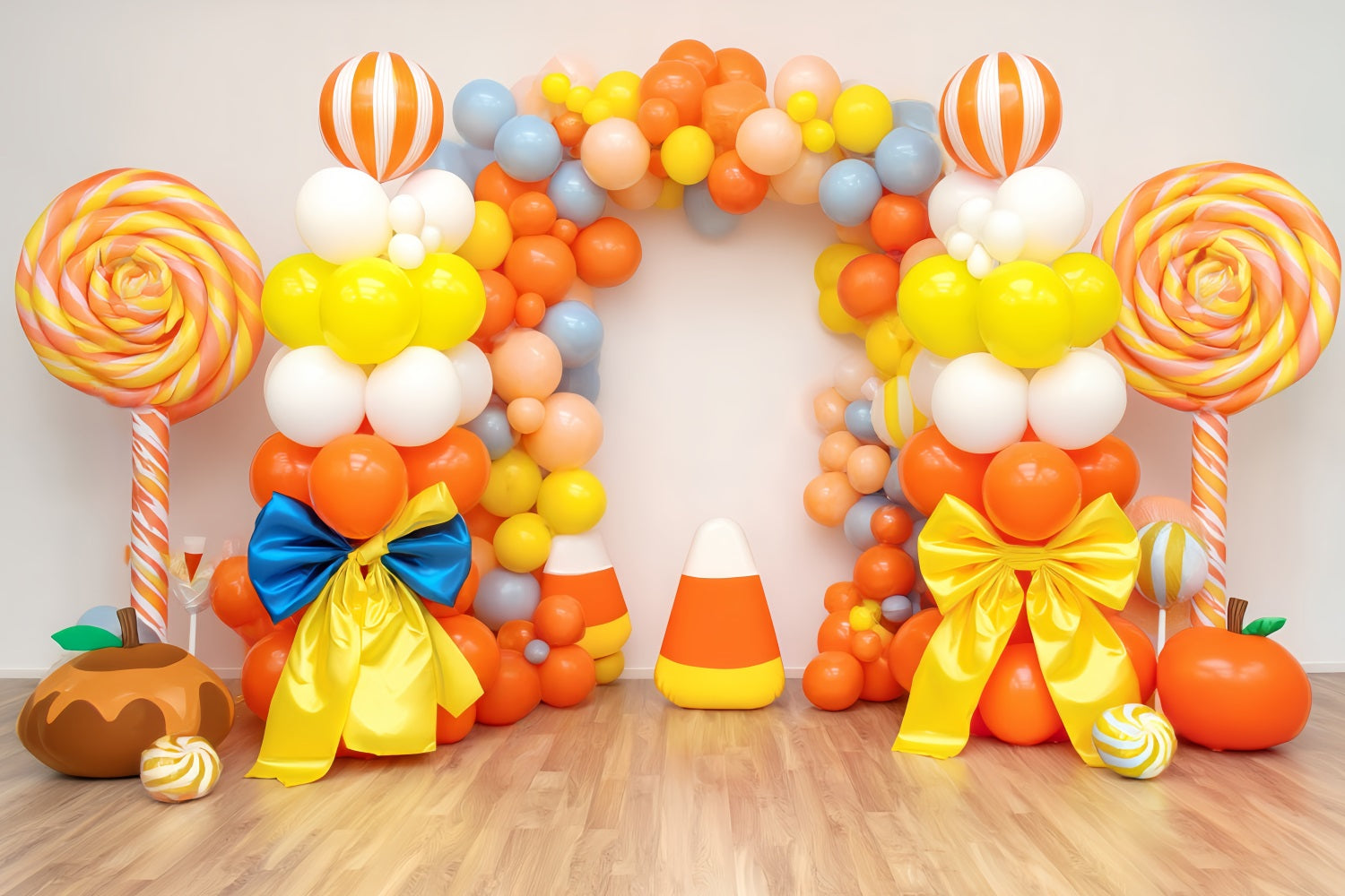 Smash Cake Backdrop Candy Color Balloon Gateway Cake Smash Photography Backdrop TWW59-212