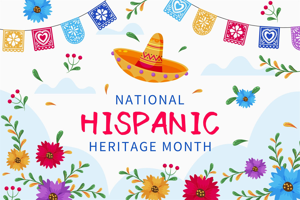 Hispanic Backdrop Hispanic Heritage Month Backdrop | Cultural Celebration Decor