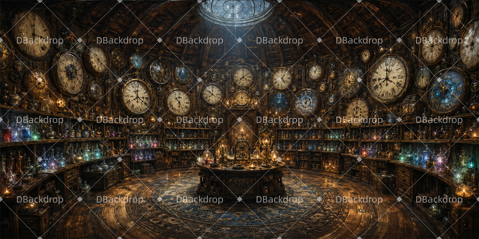 Large Stage Backdrops Clockwork Labyrinth Theater Stage Backdrop ZTT64-T2