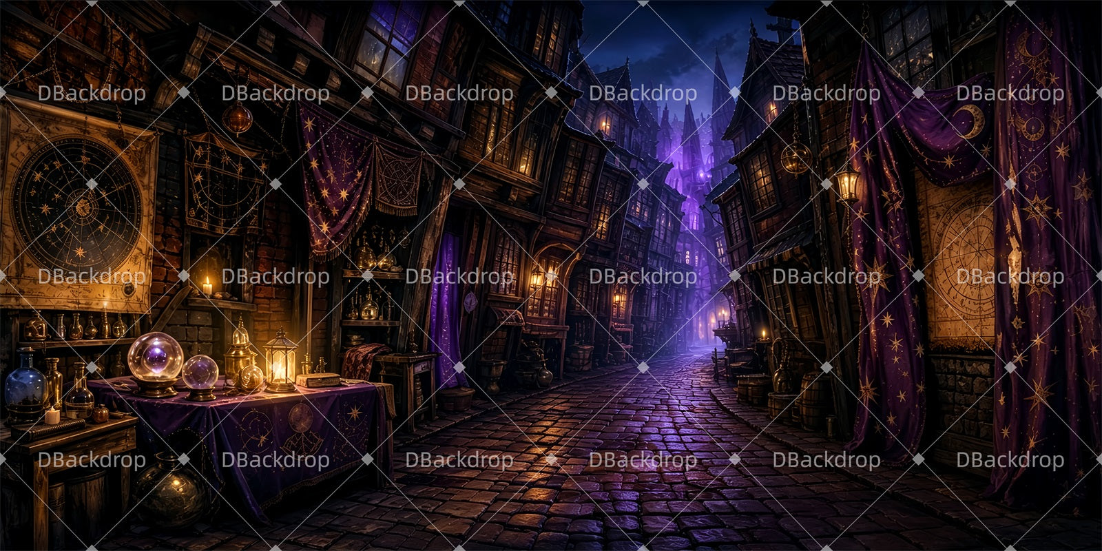 Backdrop For Theater Play Wizard’s Lane Movie Theater Backdrop ZTT65-T61