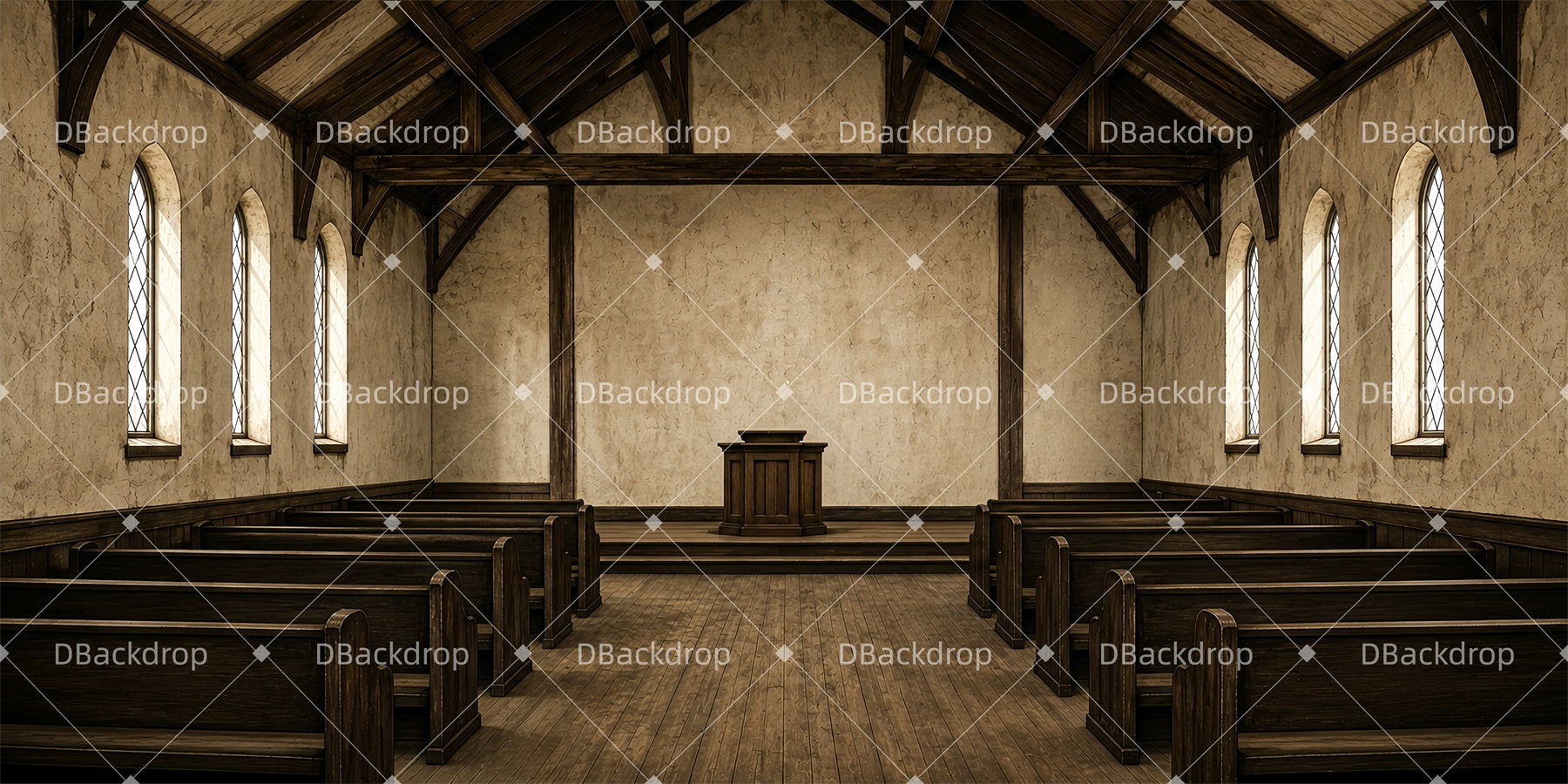Theater Backdrops Quiet Congregation Church Stage Backdrops ZTT65-T64