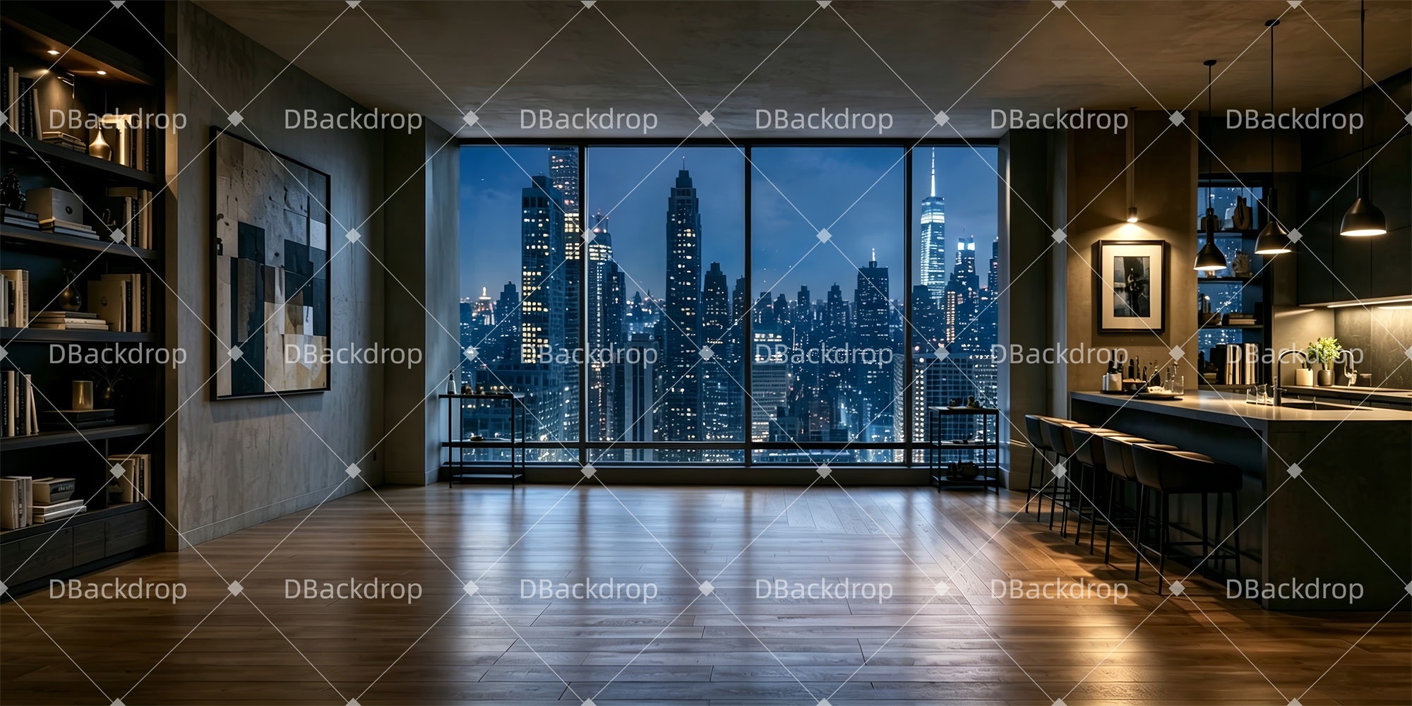 Stage Backdrops Urban Serene Backdrop For Theater Play ZTT66-T119