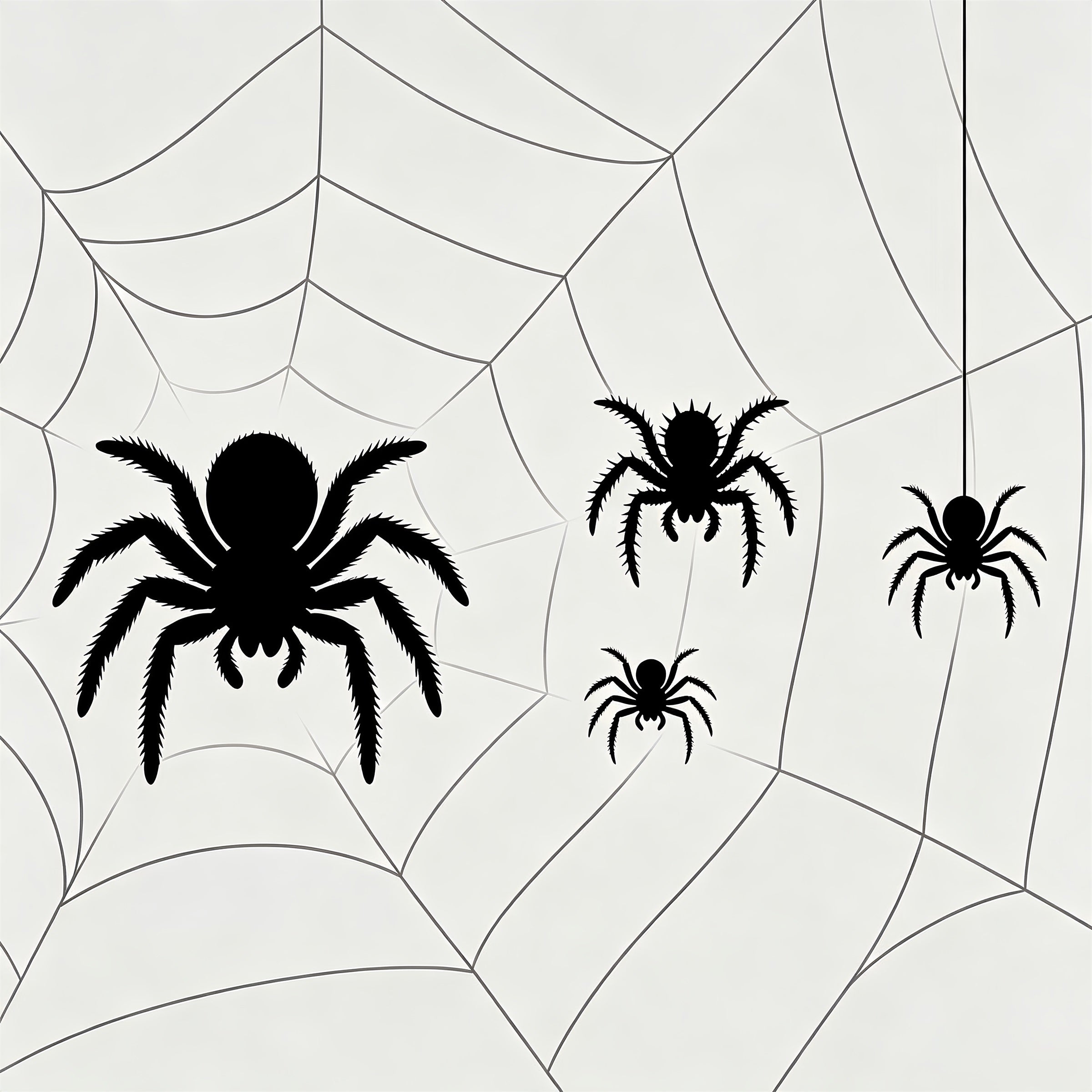 Spider Web Garage Door Cover Spider Web Silhouette Pattern Halloween Party Garage Door Cover ZTT68-18-1 car