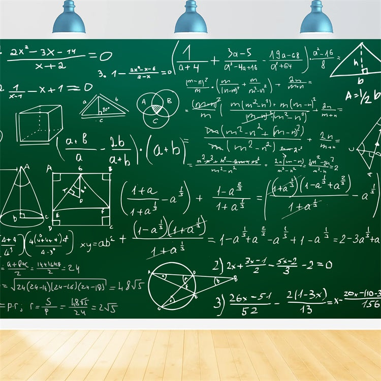Back to School Educational Math Photography Backdrop BRP7-8 – Dbackdrop
