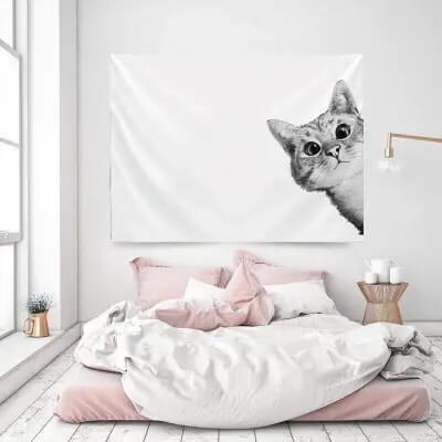 BUY 2 GET 1 FREE Custom Wall Tapestry Your Photo Gift Home Decor  T4