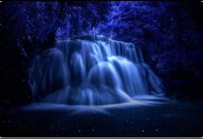 Waterfall Forest Scenery Backdrops for Photo Booth MB-2