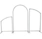 Arched Backdrop Stand Set Metal Frame Set for Decoration