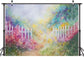 Beautiful Watercolor Painting Colorful Flowers Garden Backdrop for Photo Studio NB-090