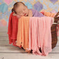Newborn Stretch Wraps Professional Baby Photo Props Long Ripple Wrap