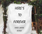 Here's To Forever Wedding Bridal Shower Photography Backdrop