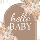 Custom Baby Shower Backdrop Flowers Decoration BP-008