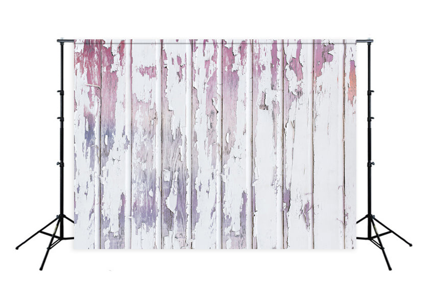 Wood Texture Rainbow Distressed Backdrop for Studio Designed by Beth