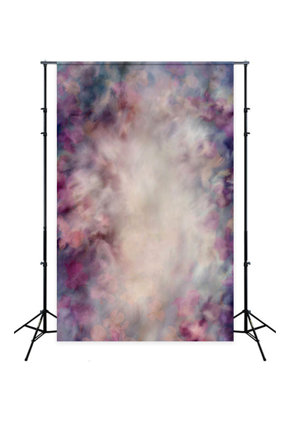 Abstract Floral Backdrop for Photo Studio Designed by Beth Hrachovina