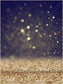 Glittering Black Golden Bokeh Photo Studio Backdrop  S-1152