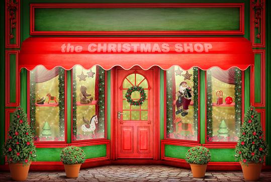 Christmas Shop Photography Backdrops DBD-19391