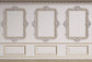 Vintage Interior White Craved Wall Backdrop