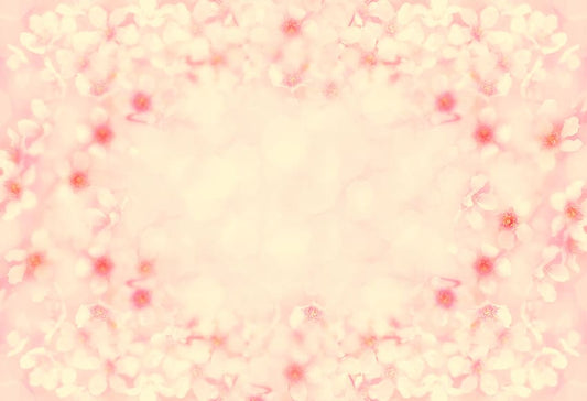Rendered Blurry Flower Photography Backdrop