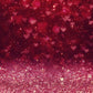 Pink Shinny Hearts Valentine's Day Backdrop D1032