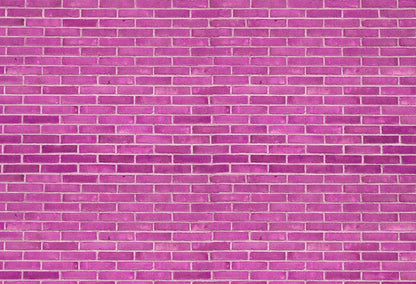 Dark Pink Brick Wall Photography Backdrop