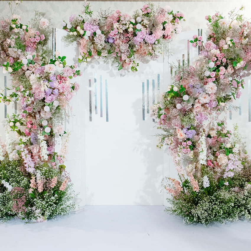 Floral Wedding Backdrop for Decoration Photography D1048 – Dbackdrop