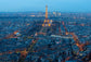 Eiffel Tower Night Paris City Landscape Backdrop for Photo Studio D121