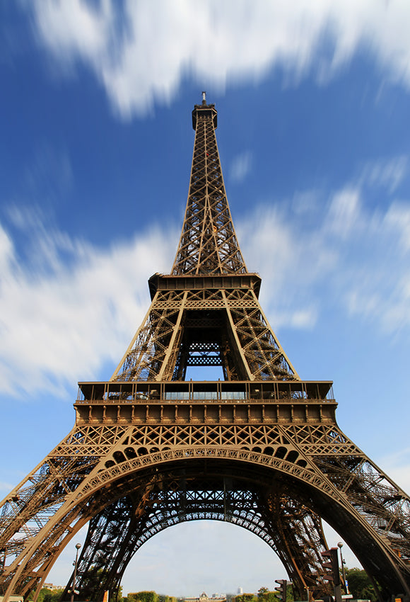 Paris Eiffel Tower Blue Sky Backdrop for Photo Studio D122