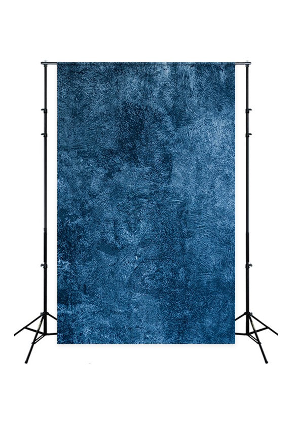 Blue Abstract Texture Portrait Photo Backdrop D155