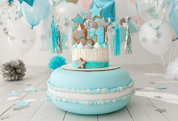Baby 1st Birthday Cake Smash Backdrop for Photo Studio D258 – Dbackdrop