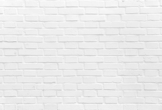 White Brick Wall Texture Photography Backdrops for Studio D349