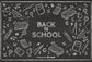 Back to School Backdrop Chalk Drawing Chalkboard Showroom D642