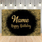 Custom Happy Birthday Party Photography Backdrop D701