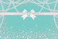Pearls and Dimonds Aqua Green Baby Shower Birthday Backdrop