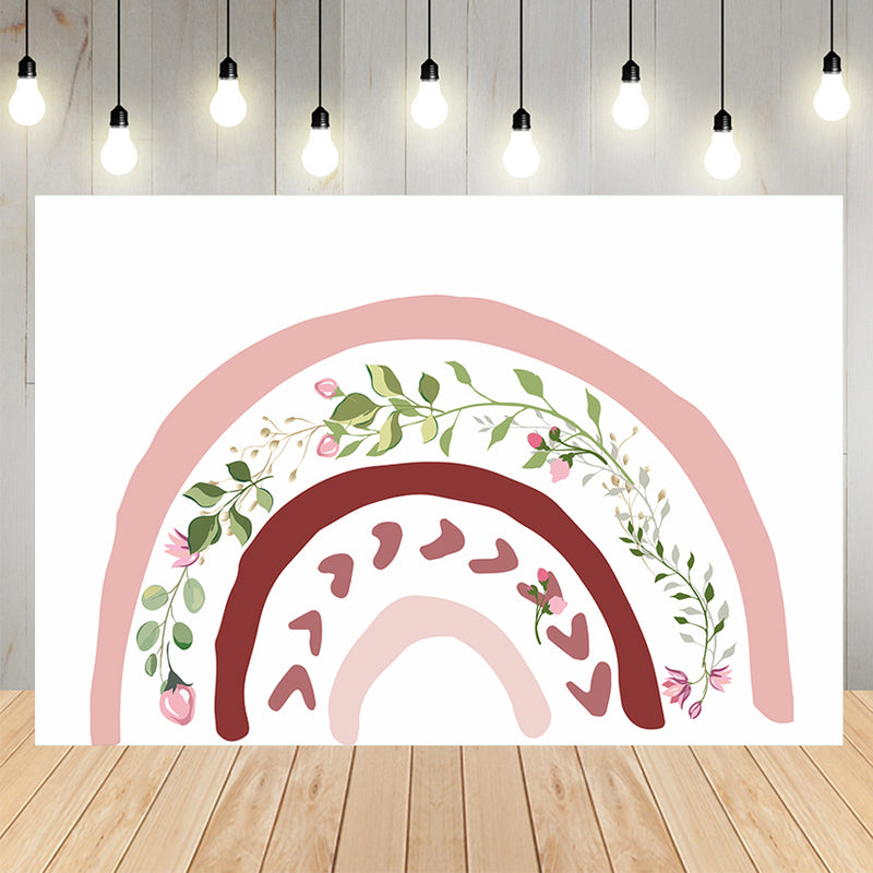 Boho Backdrop Party Decorations Photography Background D763