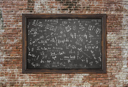 Back to School Chalkboard Retro Wall Backdrops