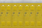 Back to School Day Yellow Locker Row Backdrop for Photos