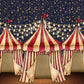 Twinkle Lights Stars Little Tent Backdrop D964