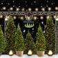 Road Christmas Tree Decoration Backdrop D971