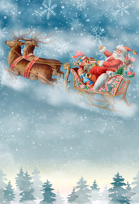 Christmas Backgrounds Santa