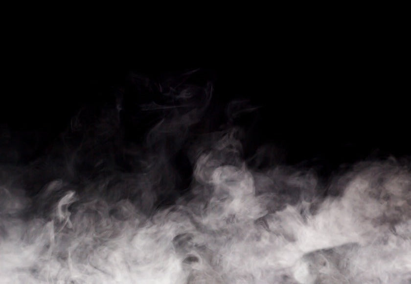 Black Abstract Backdrop White Smog Texture for Photo Studio