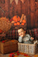 Fall Farm Pumpkin Straw Wood for Pictures DBD-H19037