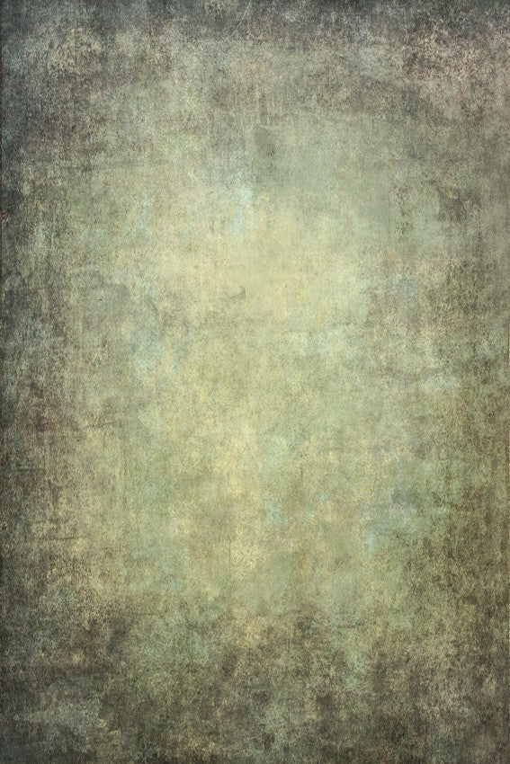 Portrait Background Green Grunge Abstract Textured Backdrop