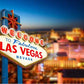 Night Las Vegas City Blurred Backdrops for Photo G-174