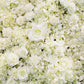 White Flower Wall Photography Backdrop  for Events G-184