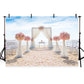 Wedding Backdrops Sky Background Flowers G-219