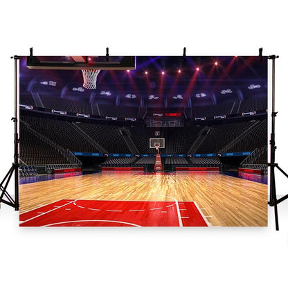 Basketball Court Backdrop for Sports Club Photography G-287